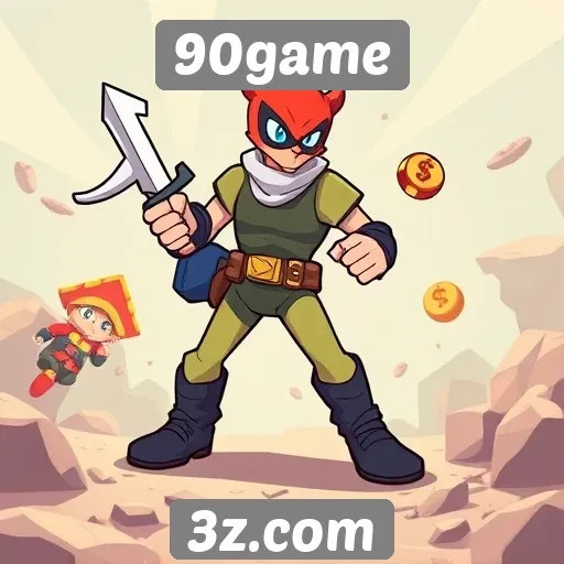 Explorando a interface do site 90game